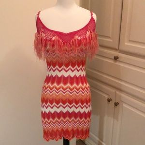 Guess by Marciano Spaghetti Strap Fitted Dress- XS